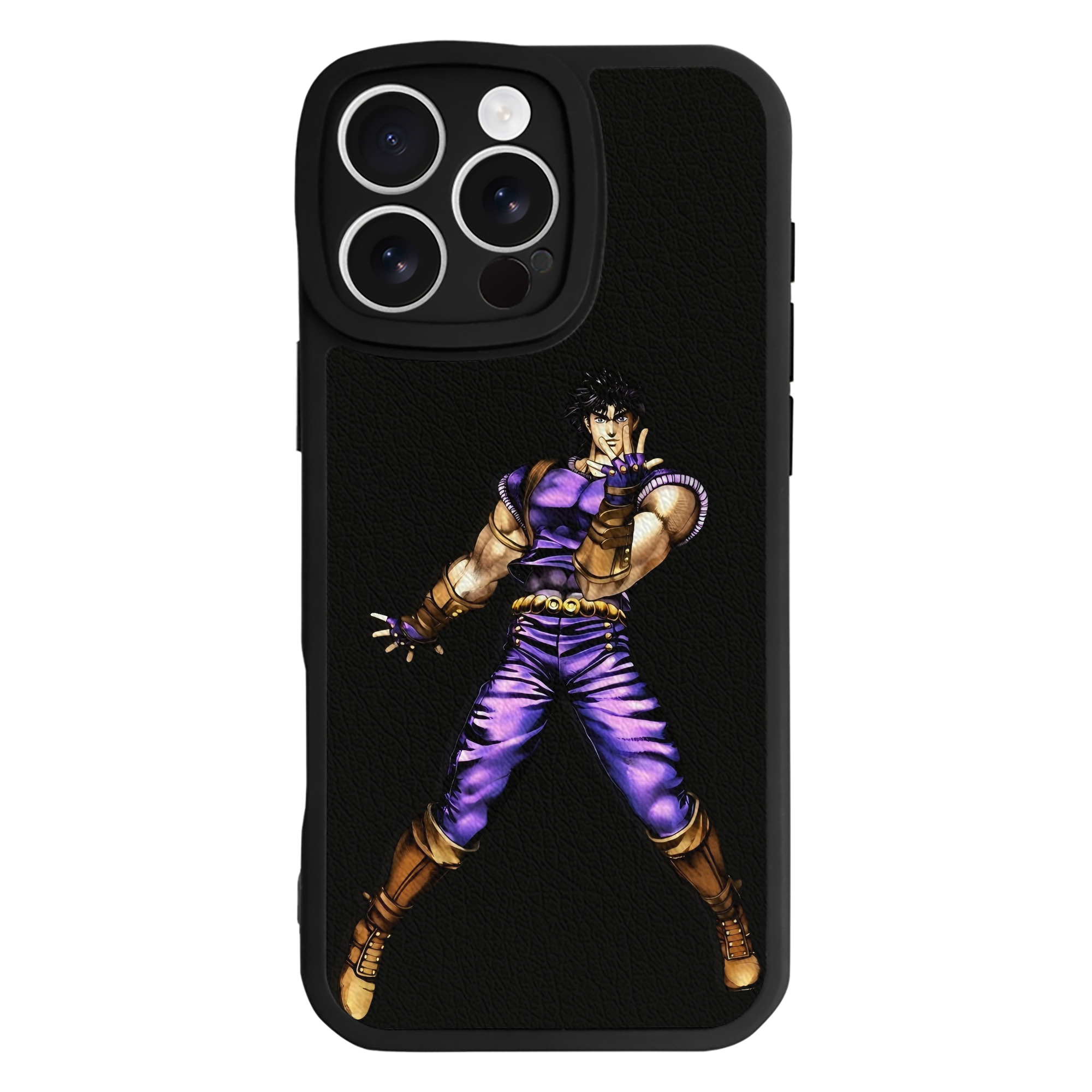 （画像用） ジョジョの奇妙な冒険 /ジョナサン?ジョースター JoJo's Bizarre Adventure Jonathan Joestar 【iPhone 16シリーズ対応】シリコンスマホケース（レザー調） 材質：シリコン